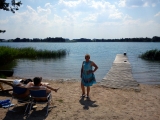 Słońce, jezioro, plaża